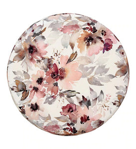 Detec™ Solid Wood Foot Rest Stool with Floral Print 