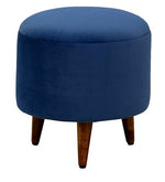 Load image into Gallery viewer, Detec™ Solid Wood Round Foot Rest Stool - Provincial Teak Finish
