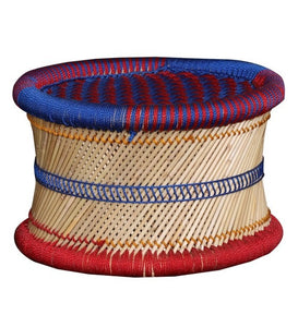 Detec™ Ethnic Handcrafted Mudiya Stool - Multi Color