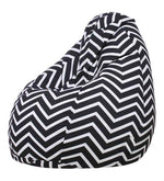 Load image into Gallery viewer, Detec™ Zig Zag Print Classic XXXL Bean Bag with Beans
