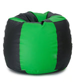 Load image into Gallery viewer, Detec™ Checks Bean Bag with Beans - Black &amp; Neon Green Color
