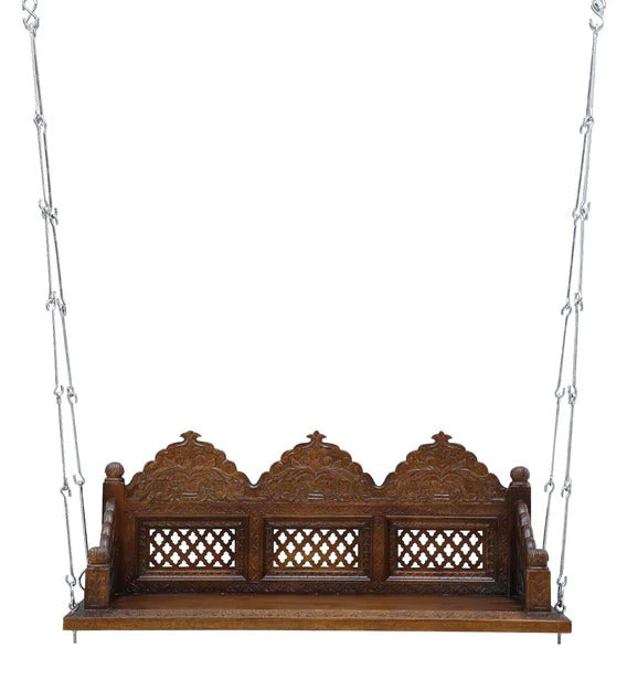 Detec™ Solid Wood Swing with Chain in Provincial Teak Finish