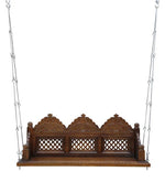 Load image into Gallery viewer, Detec™ Solid Wood Swing with Chain in Provincial Teak Finish
