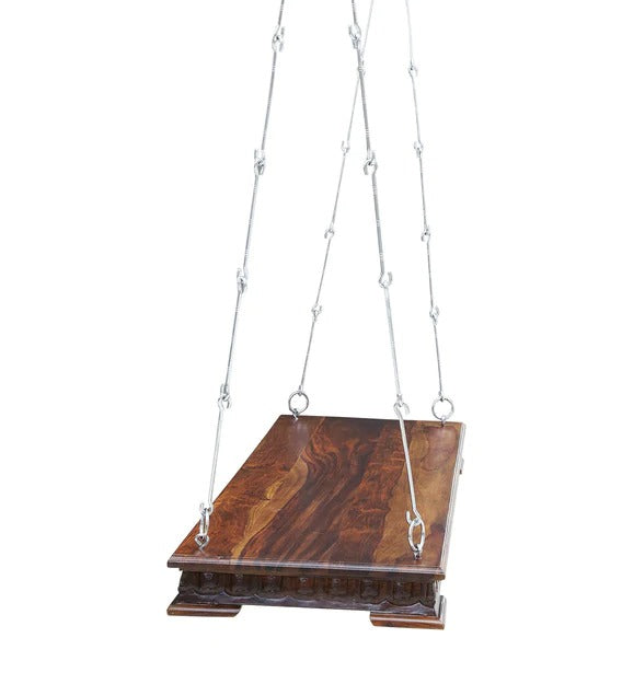Detec™ Solid Wood Swing with Chain - Provincial Teak Finish