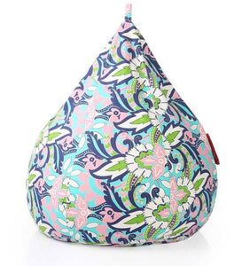 Detec™ Floral XXXL Bean Bag with Beans - Multi-Color