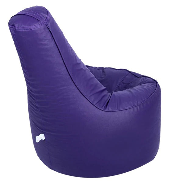Detec™  Teardrop XXXL Chair Bean Bag with Beans - Purple Color