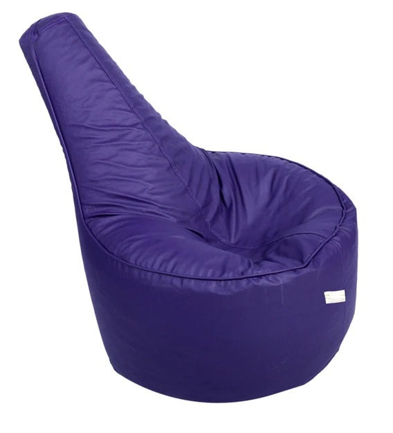 Detec™  Teardrop XXXL Chair Bean Bag with Beans - Purple Color