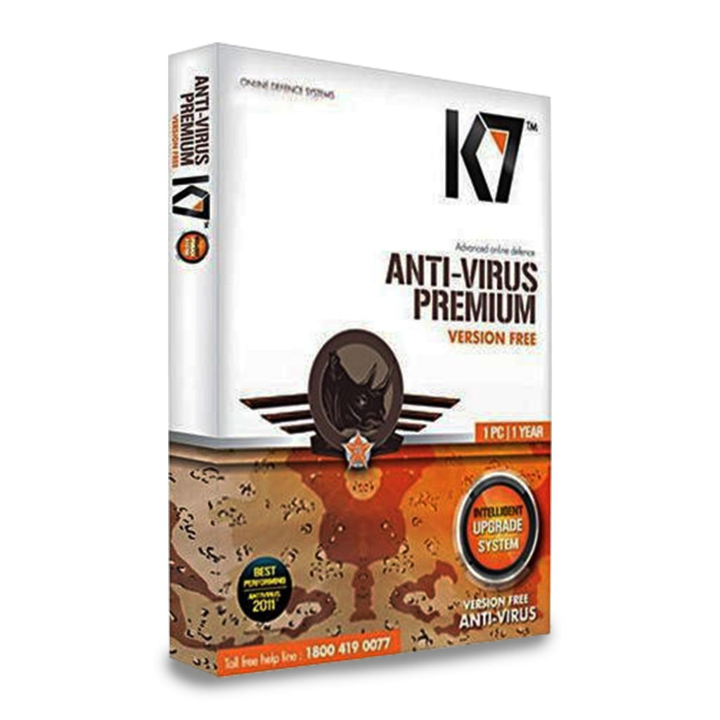 K7 Anti Virus Premium 1 PC 1 Year (pack of 3)
