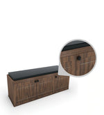 Load image into Gallery viewer, Detec™ 3 Door Shoe Rack in Brown Color
