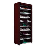 Load image into Gallery viewer, Detec™ 9 Layer Shoe Rack in Brown Color
