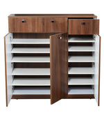 Load image into Gallery viewer, Detec™ Shoe Rack in Brown Finish
