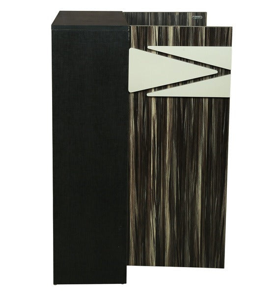 Detec™ Shoe Cabinet in Brown & Ivory Color