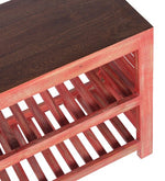 Load image into Gallery viewer, Detec™  Shoe Rack in Vintage Red Finish
