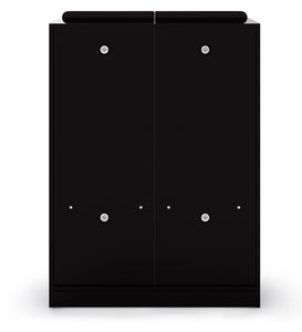 Detec™ 2 Door Shoe Cabinet with Multi-Color