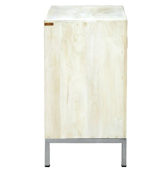 Detec™ Solid Wood Cabinet - White Wash