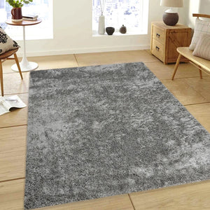 Saral Home Detec™ Plain Solids Pattern Polyester Rug 