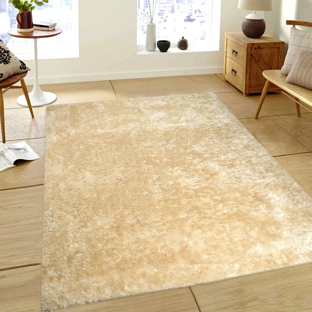 Saral Home Detec™ Plain Solids Pattern Polyester Rug 