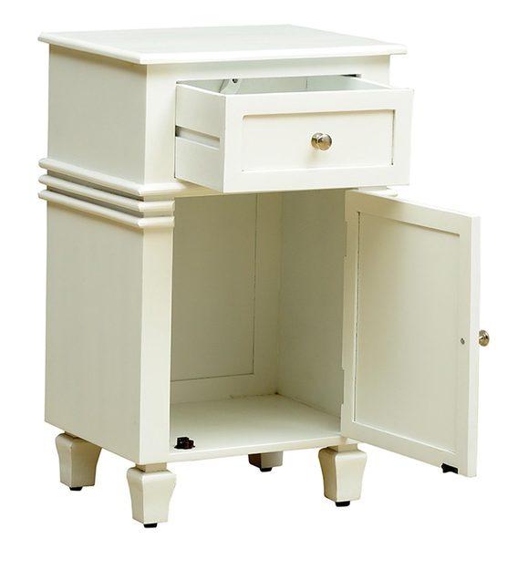 Detec™ Solid Wood Cabinet - White Finish