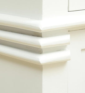 Detec™ Solid Wood Cabinet - White Finish