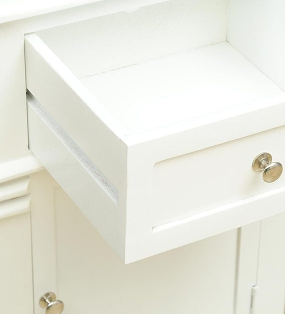 Detec™ Solid Wood Cabinet - White Finish