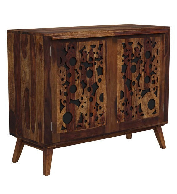 Detec™ Solid Wood Cabinet - Provincial Teak Finish