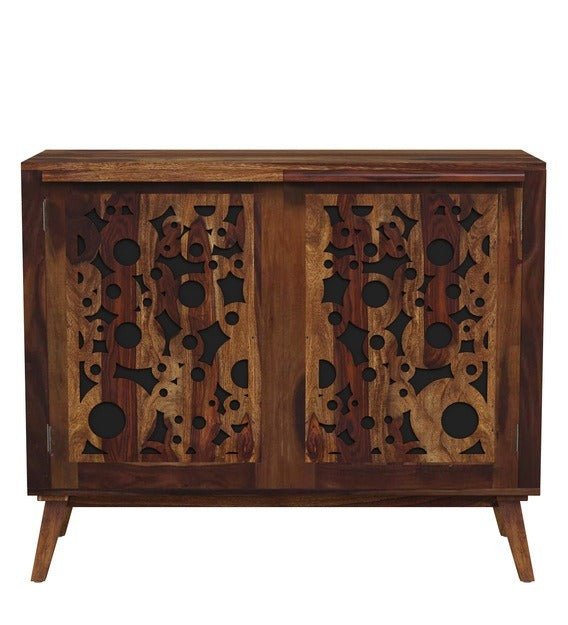 Detec™ Solid Wood Cabinet - Provincial Teak Finish