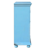 Load image into Gallery viewer, Detec™  Solid Wood Cabinet - Blue Distress Finish
