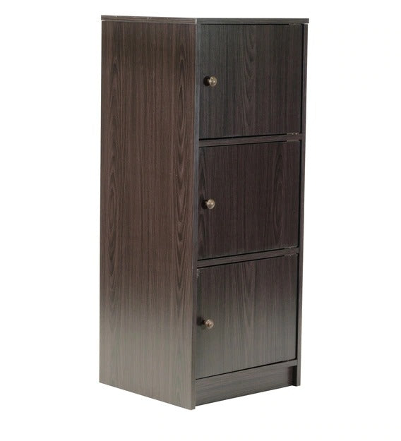 Detec™ 3 Door Filing Cabinet - Wenge Finish