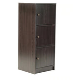 Load image into Gallery viewer, Detec™ 3 Door Filing Cabinet - Wenge Finish
