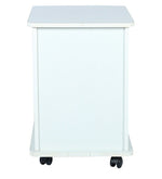 Load image into Gallery viewer, Detec™ 3 Drawer Mobile Pedestal - White &amp; Amercian Oak Finish
