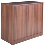 Load image into Gallery viewer, Detec™ File Cabinet with Sliding Doors - Walnut Finish
