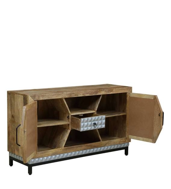 Detec™ Stylish Solid Wood Sideboard