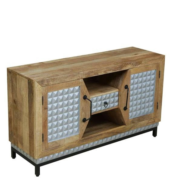 Detec™ Stylish Solid Wood Sideboard