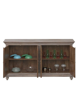 Detec™ Solid Wood Sideboard - White Distress Finish