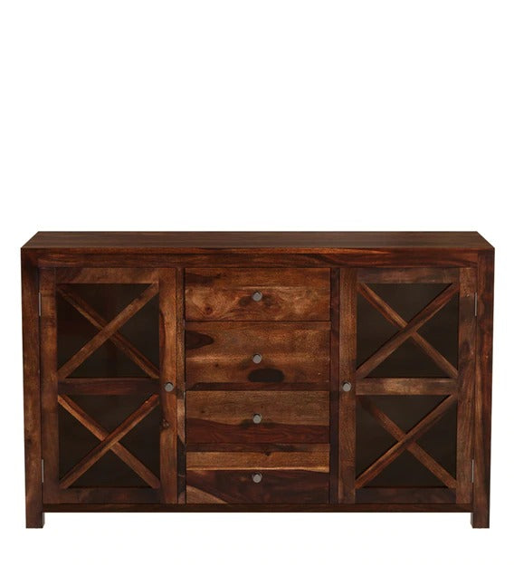 Detec™ Solid Wood Sideboard - Wooden Finish