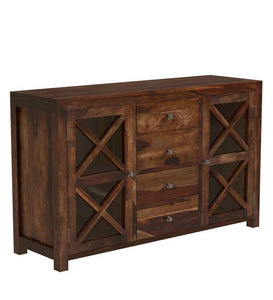 Detec™ Solid Wood Sideboard - Provincial Teak Finish