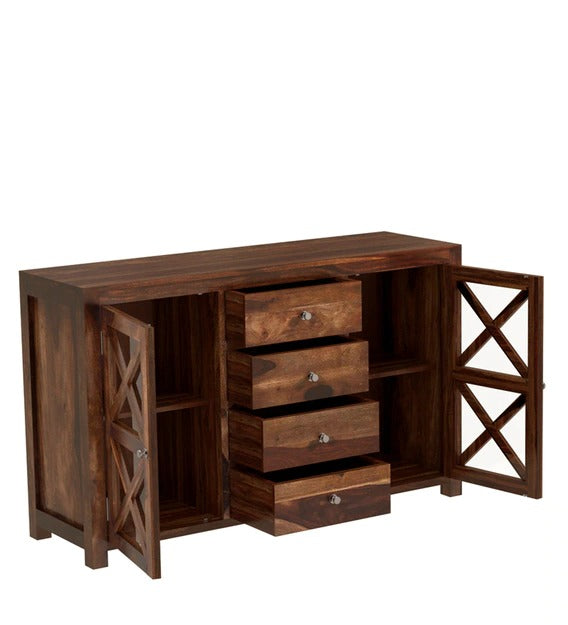 Detec™ Solid Wood Sideboard - Provincial Teak Finish