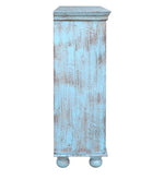Load image into Gallery viewer, Detec™ Solid Wood Sideboard - Blue Distress Finish
