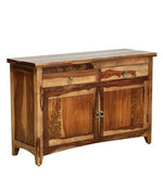 Load image into Gallery viewer, Detec™ Solid Wood Sideboard - Rustic Teak Finish
