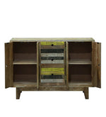 Load image into Gallery viewer, Detec™ Solid Wood Sideboard Yellow &amp; Black Color
