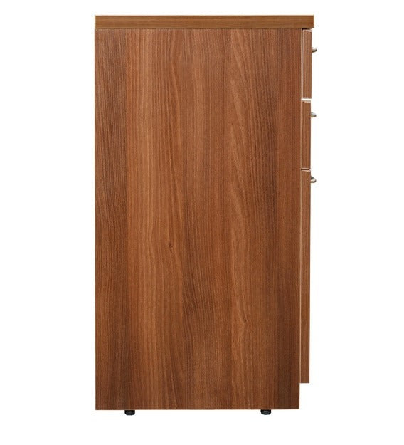 Detec™ Cabinet & Sideboard with 3 Drawers - Walnut Finish