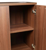 Load image into Gallery viewer, Detec™ Cabinet &amp; Sideboard with 3 Drawers - Walnut Finish
