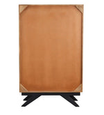 Load image into Gallery viewer, Detec™ TV Unit with 2 Cabinets &amp; 1 Wall Shelf - Teak Finish
