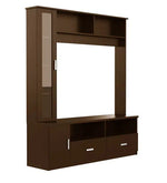 Load image into Gallery viewer, Detec™ TV Unit - Walnut Finish with storage
