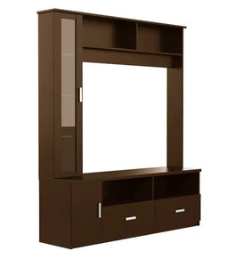 Detec™ TV Unit - Walnut Finish with storage