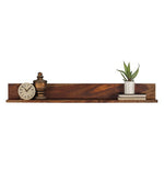 Load image into Gallery viewer, Detec™ Wall Mounted TV Units (Set of 2) with 2 Wall Shelves - Teak Finish
