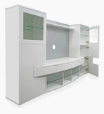 Load image into Gallery viewer, Detec™  Latest Designer TV Wall Unit - White Finish
