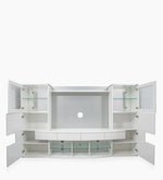 Load image into Gallery viewer, Detec™  Latest Designer TV Wall Unit - White Finish
