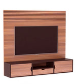 Load image into Gallery viewer, Detec™  TV Unit - Exotic Teak and Flowery Wenge Finish
