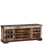 Load image into Gallery viewer, Detec™ Solid Wood TV Console - Distress Finish
